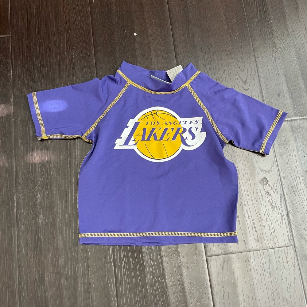 NBA Lakers Toddler rash guard in 2T